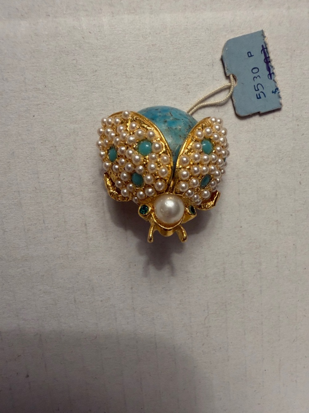 Hattie Carnegie ladybug brooch